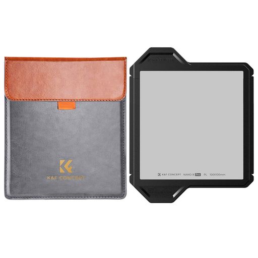 K&F CONCEPT 角型PLフィルター CPL 角型フィルター 反射低減 光学ガラス