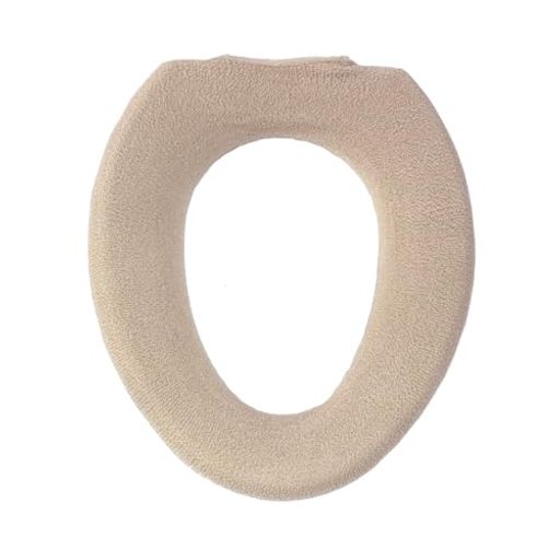 オカ(OKA) エトフ トイレ便座カバー O型専用タイプ ベージュ ( 厚手 洗える おしゃれ ワイド 北欧 )