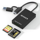 【XQD/SD 2-IN-1 カードリーダー】2-IN-1 XQD/SDカードリーダー デュアルスロットXQD SDカードリーダーは、XQDカードとSDカードの両方の読み込みに対応しています。 写真家のために設計されたこの製品は、デバイスとメモリーカード間でファイルを転送するのに最適な選択です。 さらに、このカードリーダーは、XQDとSDカードの両方を同時に読み書きすることができるので、作業効率を大幅に向上させることができます。 【5GBPS超高速転送】USB CとUSB 3.0ポートは、USB-AまたはUSB-Cスロット経由でノートパソコン、タブレット、携帯電話へのアクセスをより効率的に行うために設計されています。 プラグアンドプレイで簡単に操作でき、追加ドライバーは不要です。 最大5GBPSの転送速度で、従来のUSB 2.0プロトコルの10倍の速度で、共有をスピードアップし、いつでも共有できるようにします。