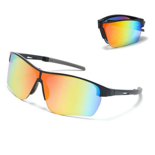 [FEISEDY] サングラス スポーツサングラス 折り畳み UV400 紫外線カット 防風 ゴー...