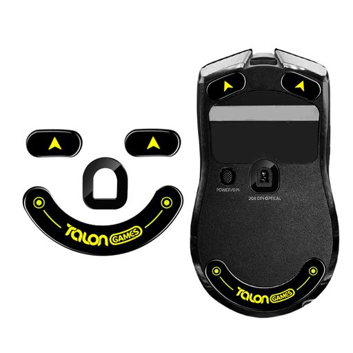乐天商城 - [強化ガラス素材]TALONGAMESマウスソールマウスフィートRazerViperV2Pro用ゲーミングマウス交換用ラウンドエッヂ加工高耐久超低摩擦SuperSmoothGlideブラック