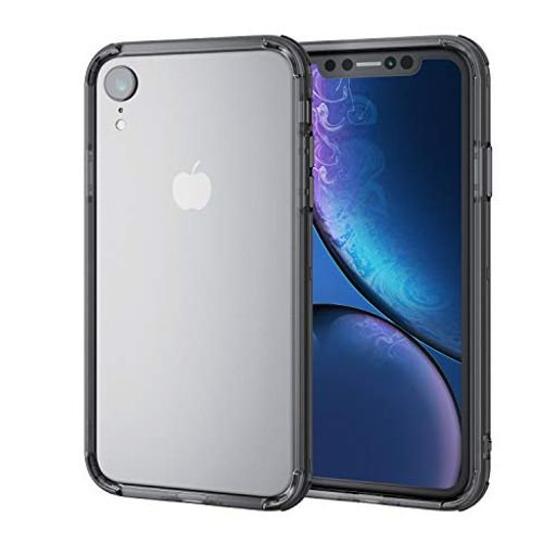 エレコム IPHONE XR ケース 衝撃吸収 TRANTECT ハイブリッド バンパー 【IPHONEを美しく守る。】 ブラック PM-A18CHVBBK