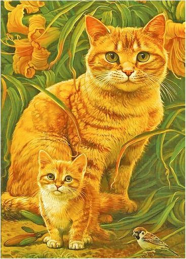 JISHSHAY ダイヤモンドアート 猫 30x40cm ダイヤモンドアート キット 初心者 人気 ...