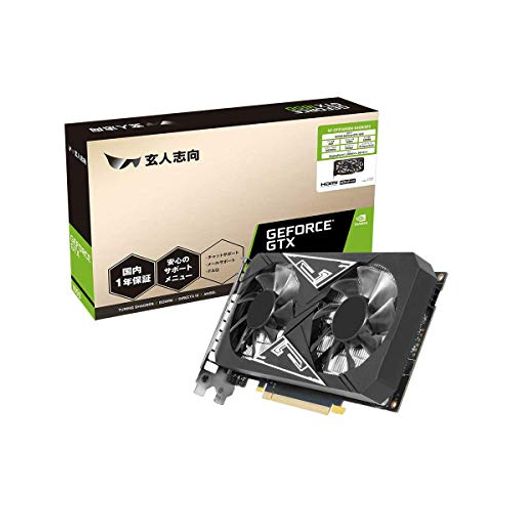 lu NVIDIA GEFORCE GTX1650 OtBbN{[h GDDR6 4GB fAt@E⏕d胂f GF-GTX1650D6-E4GB/DF2