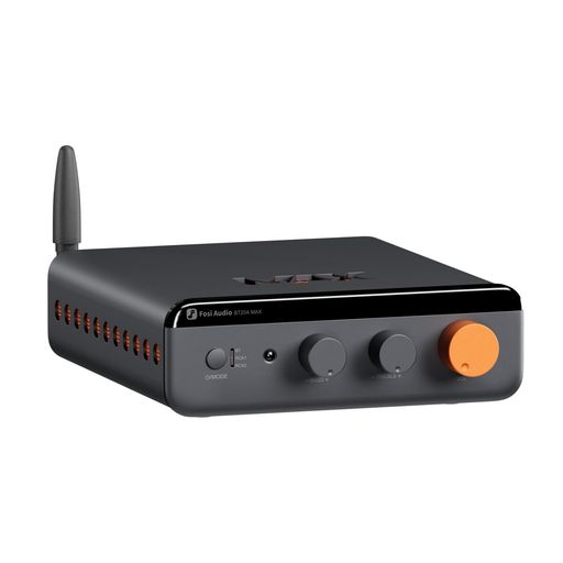 Fosi Audio BT20A MAX ステレオパワーアンプ 300Wx2 Hi-Fi オーディオアンプ PFFB技術搭載 LDAC対応 Bluetooth 6.0 デュアル独立電源 リモコン付き 2.1システム ホームオーディオ リモコン