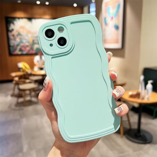 UEEBAI 対応 iPhone 11 6.1 inch 用の ケース ソフト シリコン カバー – ライトシアン