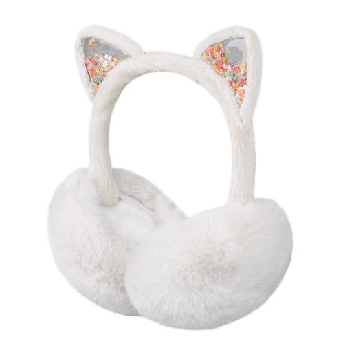[jbluelover] 耳あて 子供 イヤーマフ キッズ 防寒 耳カバー 冬用イヤーウォーマー 可愛い キツネ耳/猫耳 耳当て 防風 保温 ふわふわ 暖かい ファー調 小学生 ジュニア 女の子 通学通園 自転車…