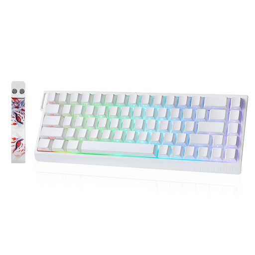 YUNZII x MADLIONS MAD68 HE 有線式 磁気スイッチ メカニカルゲーミングキーボード 60%配列 ホール効果 磁気スイッチ 作動点調整可能 PBTキーキャップ RGB ホットスワップ 8K Hz ポーリングレート (ホ…