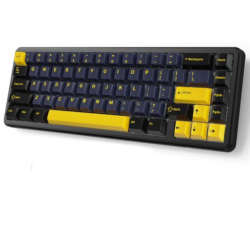 ATTACK SHARK X65HE初心者向け磁気キーボード、8KHzポーリングレート、0.01mmRT精度、ラピッドトリガー、Snap Tap