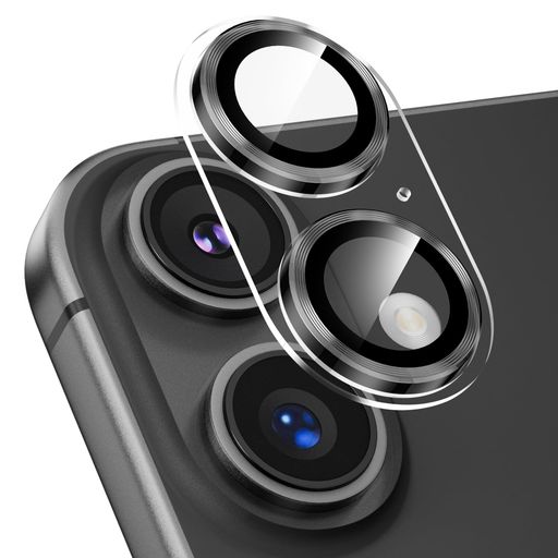 Podick カメラカバー iPhone 17 用 カメラフィルム 透明台座 全面保護 9H強化ガラ...