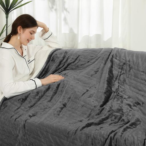 COZYTY 電気毛布 掛け敷き兼用 190x130cm セミダブル 6段階温度調節 10時間タイマー付き 100W省エネ PSE認証済み 洗える