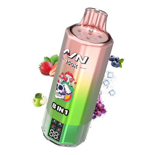 電子タバコ 使い捨て VAPE 150,000回吸引可能 シーシャ 持ち運び 充電式 1本で8つの味を切替え可能 フレーバー ニコチンなし タールなし 禁煙 ベイプ ディスプレイ搭載 たばこ 大容量 禁煙パ…