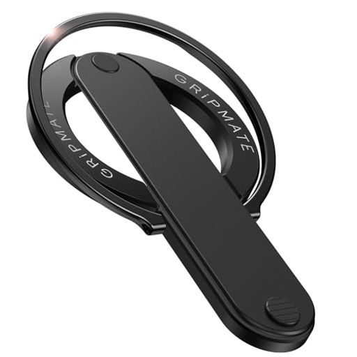 GripMate 両面マグネット magsafe リング iPhone用 リング スマホリング 超強力磁気 マグセーフ リング 横/縦置き バンカーリング マグネット 薄型 指リング MagSafe対応 簡単着脱 角度調整 落下防…