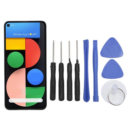 Pixel 4A 5G LCD スクリーン交換用 6.2 インチ、FHD+ 1080x2340 LCD デジタルディスプレイタッチスクリーンデジタイザーアセンブリ、修復ツール付き、GD1YQ G025I G025E G025H G6QU3 用