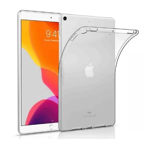 For iPad 9/8/7 ケース 2021/2020/2019モデル 第9/8/7世代用 iPad カバー 10.2インチ【COKOVI】タブレットケース クリア ソフト シリコン TPU ケース 超軽量 衝撃防止 (クリア)