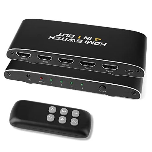 TOPGEARWORLD HDMI 切替器 4入力 1出力 HDMI