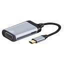 XIWAI USB-C TYPE C - VGA RGB コンバーター HDTV アダプター 60HZ 1080P メス PD電源ポート付き