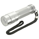 オーム電機 懐中電灯 アウトドア用ハンディライト 防水 LEDズームライト スパークルド 60ルーメン LDA-Y3WZ-S2 08-1009 OHM シルバー