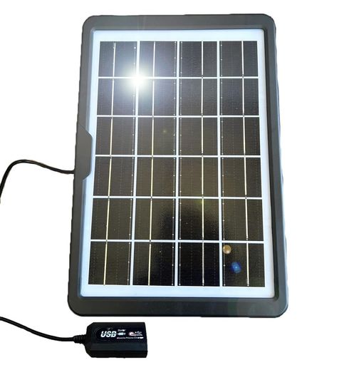 ACURACE ソーラーパネル 6W USB出力 ソーラーチャージャー 屋外 太陽光発電パネル IP67防水 USB変換ケーブル 単結晶薄型 軽量