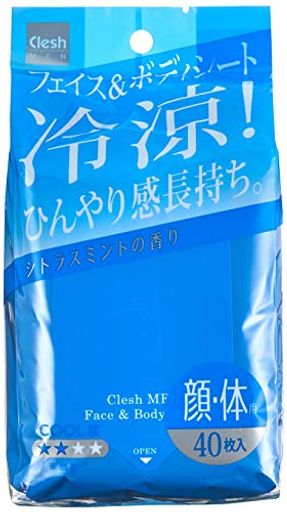 addgood(アドグッド)フェイス&ボディシートCleshMEN(クレッシュメン)40枚入
