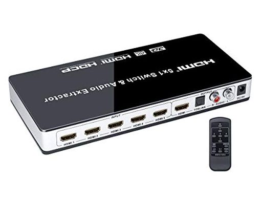 BLUPOW 4K30HZ HDMI切替器 5入力1出力 + 音