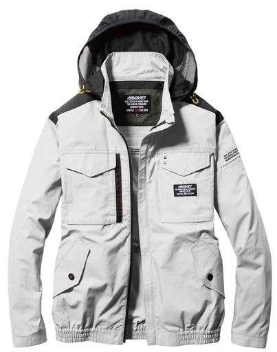 BURTLE バートル エアークラフトブルゾン(ユニセックス) 春夏用 シルバー AC1181 5 M
