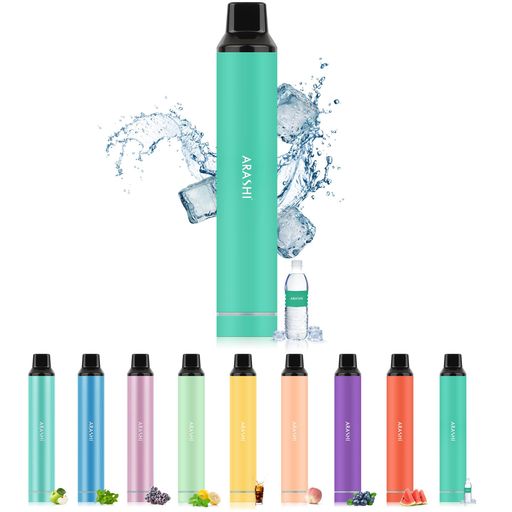 ARASHI 電子タバコ 使い捨て vape 5000回吸引可能 超大容量 氷点ミネラルウォーター 持ち運び 使い捨てシーシャ 爆煙 水蒸気タバコ 禁煙グッズ ニコチン・タールなし