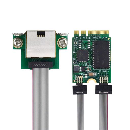 Xiwai 2.5Gbps 2500Mbps - 2230 NGFF A+E-Key GBE ギガビット 1000Mbps イーサネット LAN コントローラー ケーブル ネットワーク アダプター デスクトップ マザーボード用