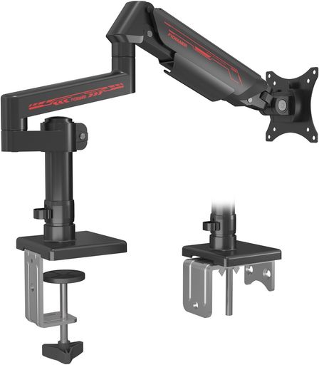 Fydeamer PCモニターアーム 液晶ディスプレイ対応 ガススプリング式 フルモーション調整 ブラック