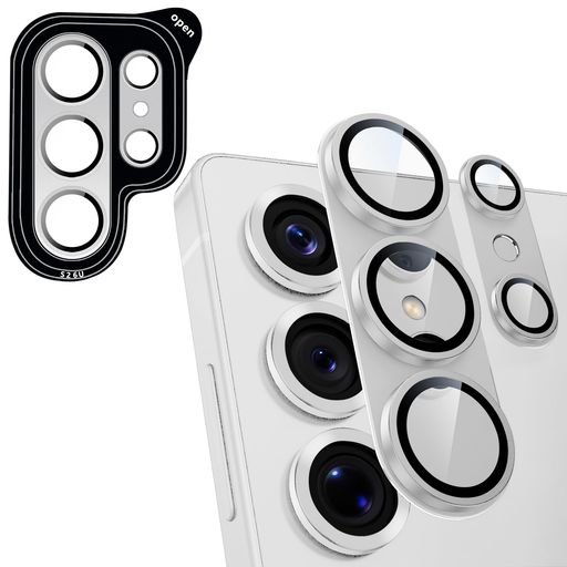 ZXZone for Galaxy S26 Ultra カメラフィルム アルミ合金製+AR高透過率強化ガラス ギャラクシーS26 Ultra レンズ保護 フィルム カメラカバー 防爆裂 ・耐衝撃・スクラッチ防止・露出オーバー防止・…