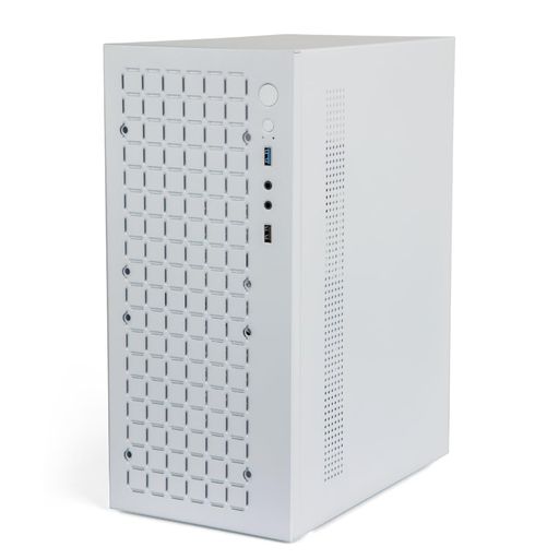 マイクロATXケース PCケース MATX ケース ミニ PC ITX デスクトップ コンピューター ケース サポート マイクロ ATX MATX DTX ITX ミニ PC USB3.0, サポート 3.5’’ HDD (ホワイト)