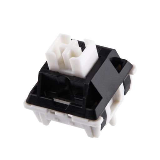 EPOMAKER Zebra 40gfリニアメカニカルキーボードスイッチ 5ピンプレ潤滑クリーミースイッチ 100PCS POMステム付き 21mm