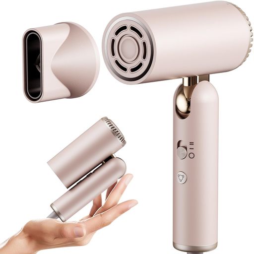 【2026強化版&家電批評ベストバイ受賞】Kemolpo ドライヤー 大風量 高速ヘアドライヤー 速乾 軽量 折りたたみ 小型 (業界最小サイズ&ドイツ レッド ドット賞受賞ブランド) プラズマクラスタ…