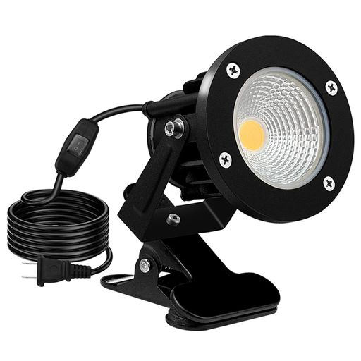 ledクリップライト 防水 20W 200W形相当 クリップライト 屋外 小型 スポットライト led クリップ コード長3m 中間スイッチ付 防雨 オクガイ 看板用ライト 屋外 看板照明 看板灯 【PSE認証】(3000K…