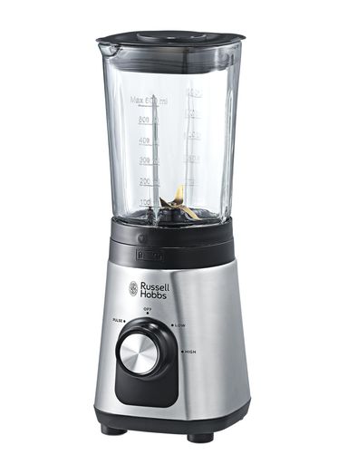 大石アンドアソシエイツ ラッセルホブス ブレンダー ミキサー ジューサー 0.5L 小さめの氷も砕ける 電動 2段階調整 スムージー ガラス容器 2300JP