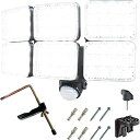 大進 DLA-10T600 センサーライト 6000ルーメン 6灯式 100V コンセント AC 100V 調整 調光 駐車場 賃貸 業務用 調整 取付ブラケッ...