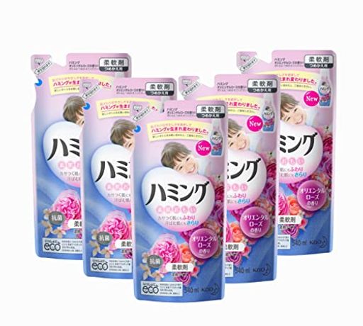 【花王】ハミング オリエンタルローズの香り つめかえ用 540ML ×5個セット