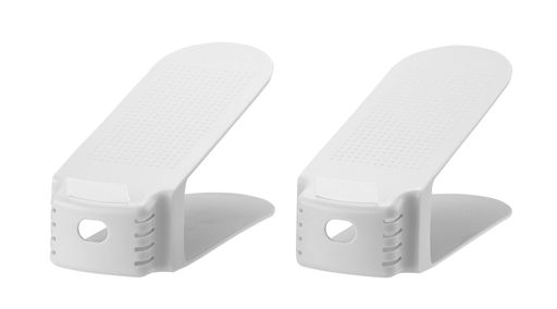 ライクイット(like-it)靴収納省スペース収納量2倍くつホルダーワイド2P約幅10x奥26x高13.5cmホワイト日本製SHW-01スニーカー収納男女兼用