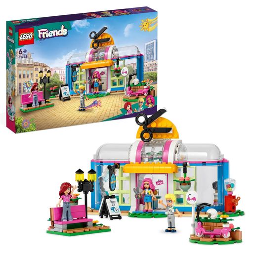 乐天商城 - レゴ(LEGO)フレンズハートレイクシティのヘアサロン41743おもちゃブロックプレゼントごっこ遊び街づくり女の子6歳以上