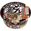 Wだしであっさりとした味わいの「どん兵衛」。つるみのあるもっちりとした食感のうどんと、本鰹と宗田鰹のWだしに牛のうまみが溶け込んだ甘めのつゆが特長です。具材は、大豆ビーフ、揚げ玉、ワカメ、ネギ入り。 内容量:1食72G×12個 「あっさりおだしがおいしいどん兵衛」シリーズは、通常の「どん兵衛」よりも“あっさりした味わいに仕上げ、内容量を約7~8割にすることで、『レギュラーサイズでは多すぎるけど、ミニでは足りない』といった方々に向けた、味と量がちょうどいい商品です。 原材料・栄養成分表示などの詳細は、商品パッケージをご覧ください。