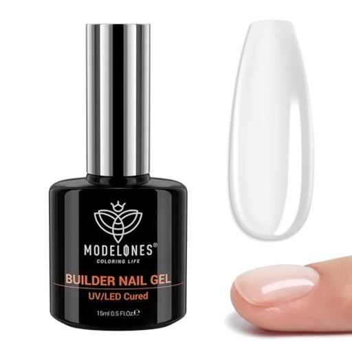 Modelones 7in1ネイルビルダージェル クリアジェル 15ml ベースコート ネイル保護 ネイルビルダージェル 壊れたネイ…