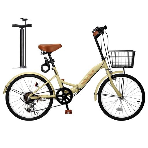 Mixiu折りたたみ自転車20インチ軽量素早く折畳可能シマノ6段変速高炭素鋼フレームハンドル・サドル高さ..