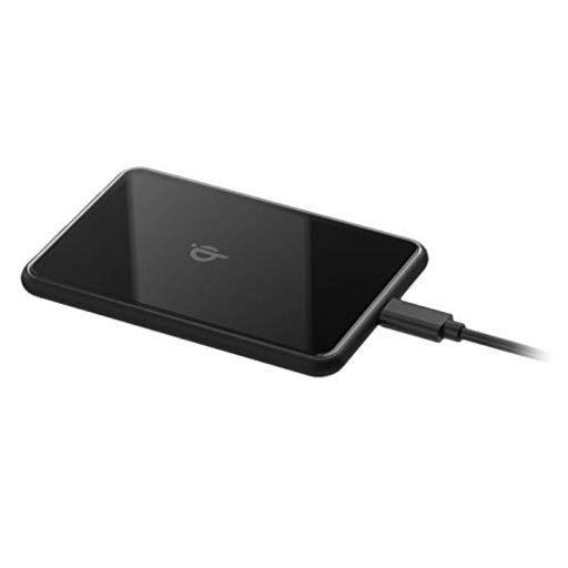 カシムラ ワイヤレス充電器 マグネット 10W ブラック 置くだけで充電 QI正規認証品 スリム設計 NKW-14