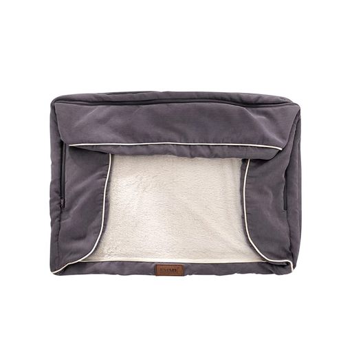 EMMEカバーのみふわもこペットベッドソファーカバー犬ベッドカバー洗える取りつけ便利92x71x24cmのベッ..