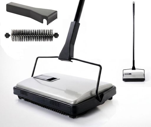 CLEANHOME カーペットクリーナー 絨毯クリーナー 手動掃除機 電源不要 毛取りローラー掃除機 ペットの毛 髪の毛 糸くず 66-128cm