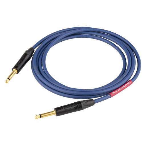 KAMINARI GUITARS ギターシールド Electric Guitar Cable 3m 藍[Navy] K-GC3SS