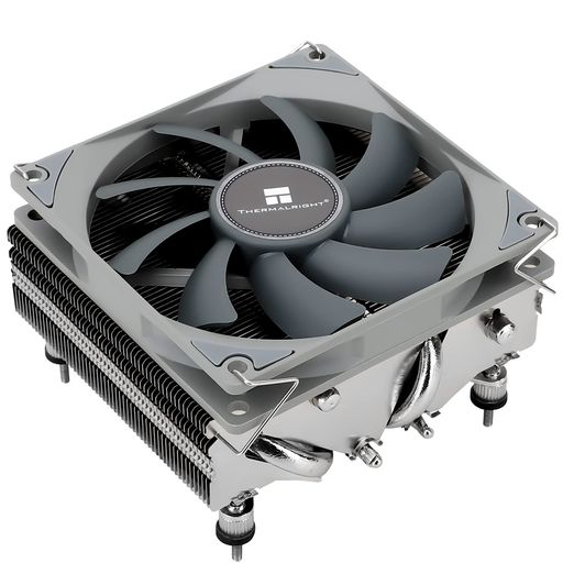 Thermalright AXP90 X53 CPU風冷放熱器、下圧式放熱器、純銅熱管4本を含み、AMD/Intel