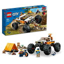 レゴ(LEGO)シティ4WDオフロード・アドベンチャーおもちゃ玩具プレゼント誕生日ブロック知育クリスマス男の子女の子子供6歳7歳8歳9歳乗り物車ミニカー6038...