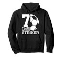 Football7YEARSAWESOMEサッカーステッカー7歳の誕生日パーカー