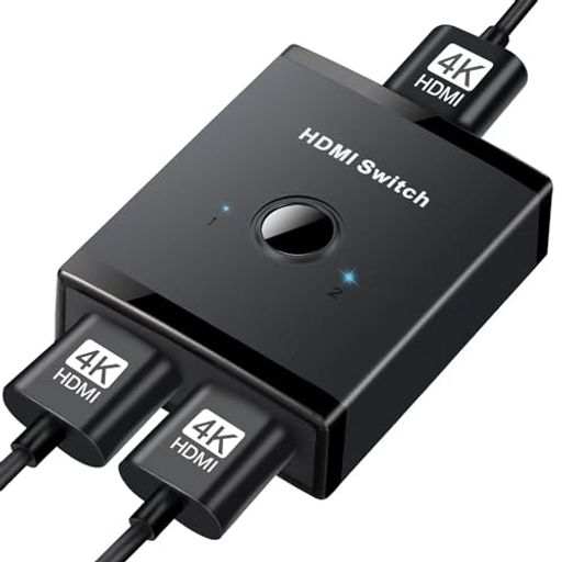 【2024新型】HDMI 切替器 4K@60HZ HDMI 分配器 NUIKOTI双方向 HDMIセレクター 1入力2出力/2入力1出力 手動 HDMI 切り替え器 XBOX PS5/4/3 TV STICK PC ブルーレイプレーヤー テレビ